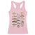 Freshwater Fish Species Racerback Tank Top Funny Fishing Types Fisherman Dad