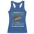 Funny Fishing Racerback Tank Top School Is Important But Fishing Is Importanter Bass Fisherman