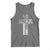 Blessed Papa Christian Cross Tank Top Faithful Dad Religious American Flag