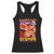 Funny Gluten Intolerance Racerback Tank Top I Can't Eat Gluten It Makes My Tummy Hurt Skeleton Meme