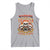 Funny Truck Driver Skull Tank Top Warning This Trucker Doesn't Play Well With Stupid People