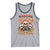 Funny Truck Driver Skull Tank Top Warning This Trucker Doesn't Play Well With Stupid People