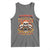 Funny Truck Driver Skull Tank Top Warning This Trucker Doesn't Play Well With Stupid People