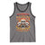 Funny Truck Driver Skull Tank Top Warning This Trucker Doesn't Play Well With Stupid People