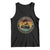 Funny I Have A One Track Mind Tank Top Train Railroad Retro Engine Model