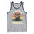 Funny Raccoon Tank Top A Little Feral Trash Panda Meme Retro