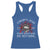 American Patriotic Skull Racerback Tank Top Liberty Dies When Good Men Do Nothing US Patriot Military