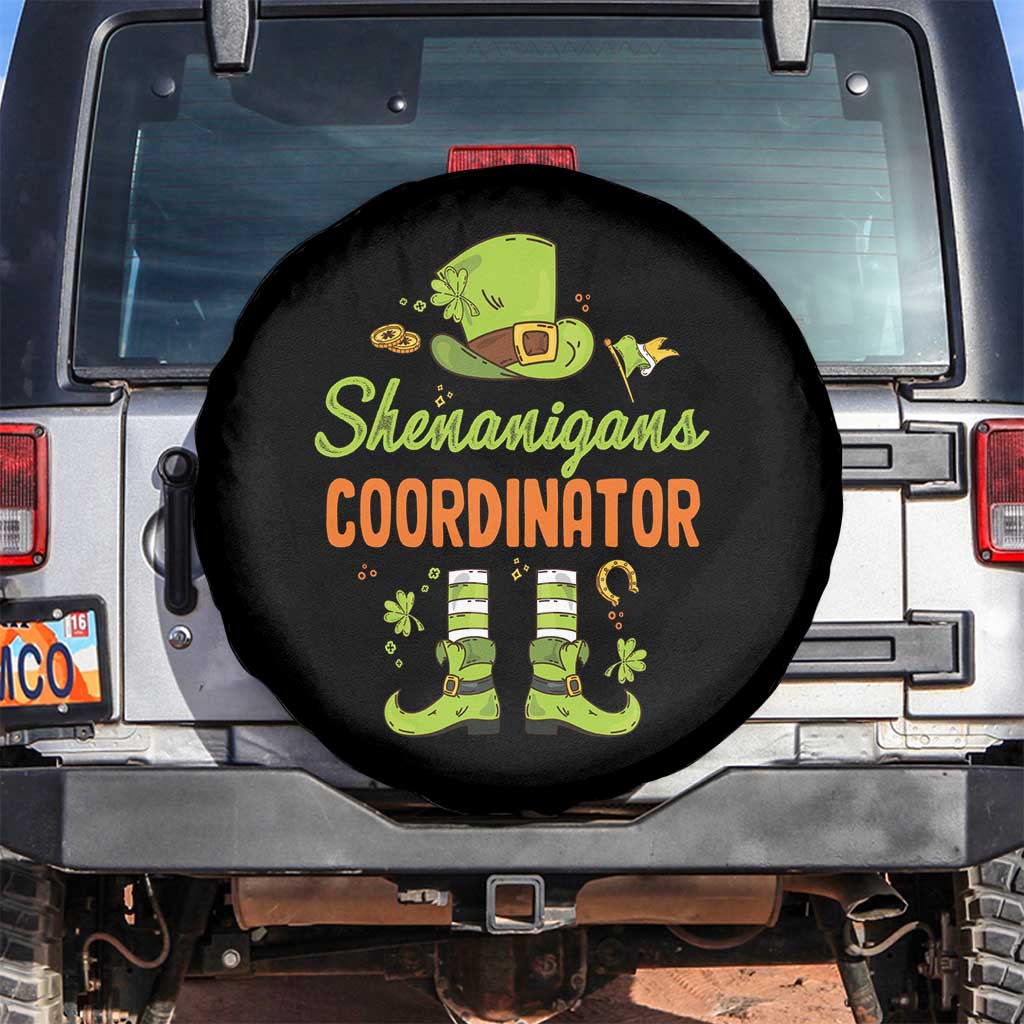 Funny St Patricks Day Spare Tire Cover Shenanigans Coordinator Leprechaun Costume