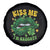 Funny St Patricks Day Spare Tire Cover Kiss Me I'm Naughty Irish Women Leopard Biting Lips