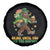 Funny St Patricks Sasquatch Spare Tire Cover Drink Until You See The Bigfoot Drinking Squad