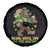 Funny St Patricks Sasquatch Spare Tire Cover Drink Until You See The Bigfoot Drinking Squad