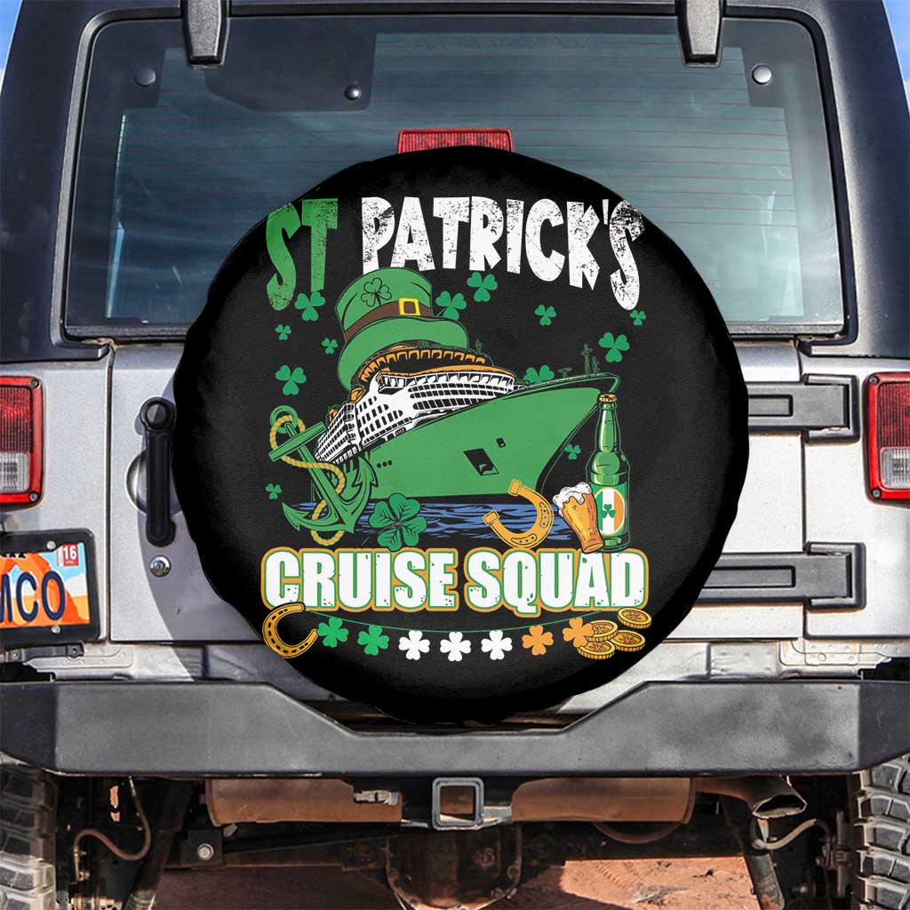 Funny St Patricks Cruise Spare Tire Cover Holiday Trip Family Group Matching