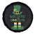 Cute St Patricks Day Spare Tire Cover Wee Little Hooligan Leprechaun for Boy Kids