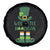 Cute St Patricks Day Spare Tire Cover Wee Little Hooligan Leprechaun for Boy Kids