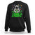 Funny St. Patricks Day Astronaut Sweatshirt Outer Space Leprechaun - Wonder Print Shop