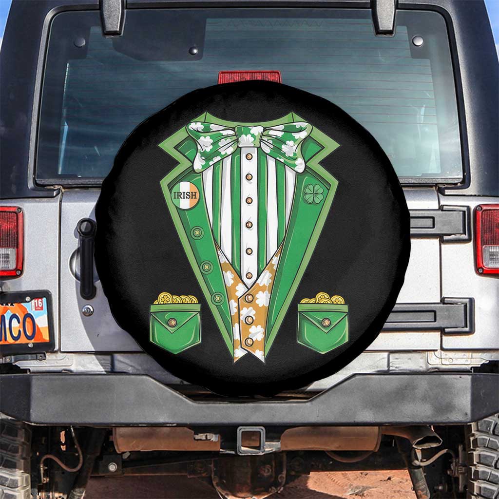 Funny St Patricks Day Spare Tire Cover Leprechaun Costume for Boys Kids Men