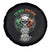 Irish Pride Skull Spare Tire Cover Celtic Cross Ireland Flag St. Patricks Day