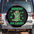 Funny St Patricks Cowboy Spare Tire Cover Howdy Go Lucky Boots Retro Irish Western