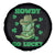 Funny St Patricks Cowboy Spare Tire Cover Howdy Go Lucky Boots Retro Irish Western