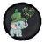 Cute Elephant St Patricks Day Spare Tire Cover for Boys Girls