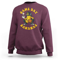 Cute Bananas Graphic Sweatshirt Game Day Cool Catcher Baseball Lover