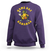 Cute Bananas Graphic Sweatshirt Game Day Cool Catcher Baseball Lover