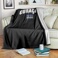 Curaçao National Flag Classic Heritage Throw Blanket Caribbean Pride Souvenir