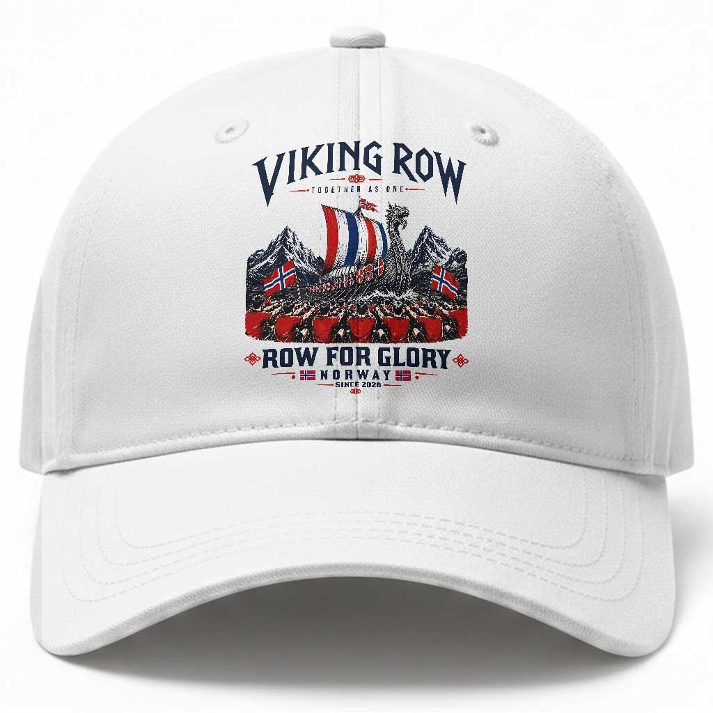 Viking Row Ro Ro Norway Norge Norwegian Flag Baseball Cap Row For Glory Norway Together As One Retro Football Fans