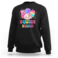 Squish Squad Kawaii Glitter Dumpling and Candy Graphic Sweatshirt Cute Gummy Bear Popsicle