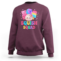 Squish Squad Kawaii Glitter Dumpling and Candy Graphic Sweatshirt Cute Gummy Bear Popsicle
