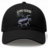 Cape Verde Islands Map National Flag Baseball Cap Cabo Verde Archipelago Geography Pride
