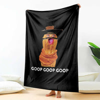 Goop Goop Goop Meme Throw Blanket Unhinged Cowboy Peanut Core Weirdos - Wonder Print Shop