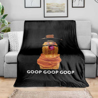 Goop Goop Goop Meme Throw Blanket Unhinged Cowboy Peanut Core Weirdos - Wonder Print Shop
