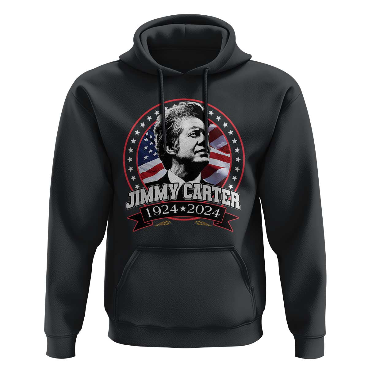 39th President Jimmy Carter Hoodie USA Legacy American Flag