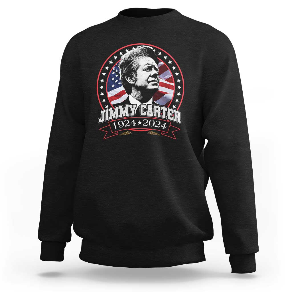 39th President Jimmy Carter Sweatshirt USA Legacy American Flag