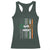 Irish Pride Racerback Tank Top American Flag Celtic Cross St Patricks Day