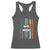 Irish Pride Racerback Tank Top American Flag Celtic Cross St Patricks Day