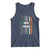 Irish Pride Tank Top American Flag Celtic Cross St Patricks Day