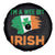 Funny St Patricks Day Spare Tire Cover I'm A Wee Bit Irish Leprechaun Shenanigan