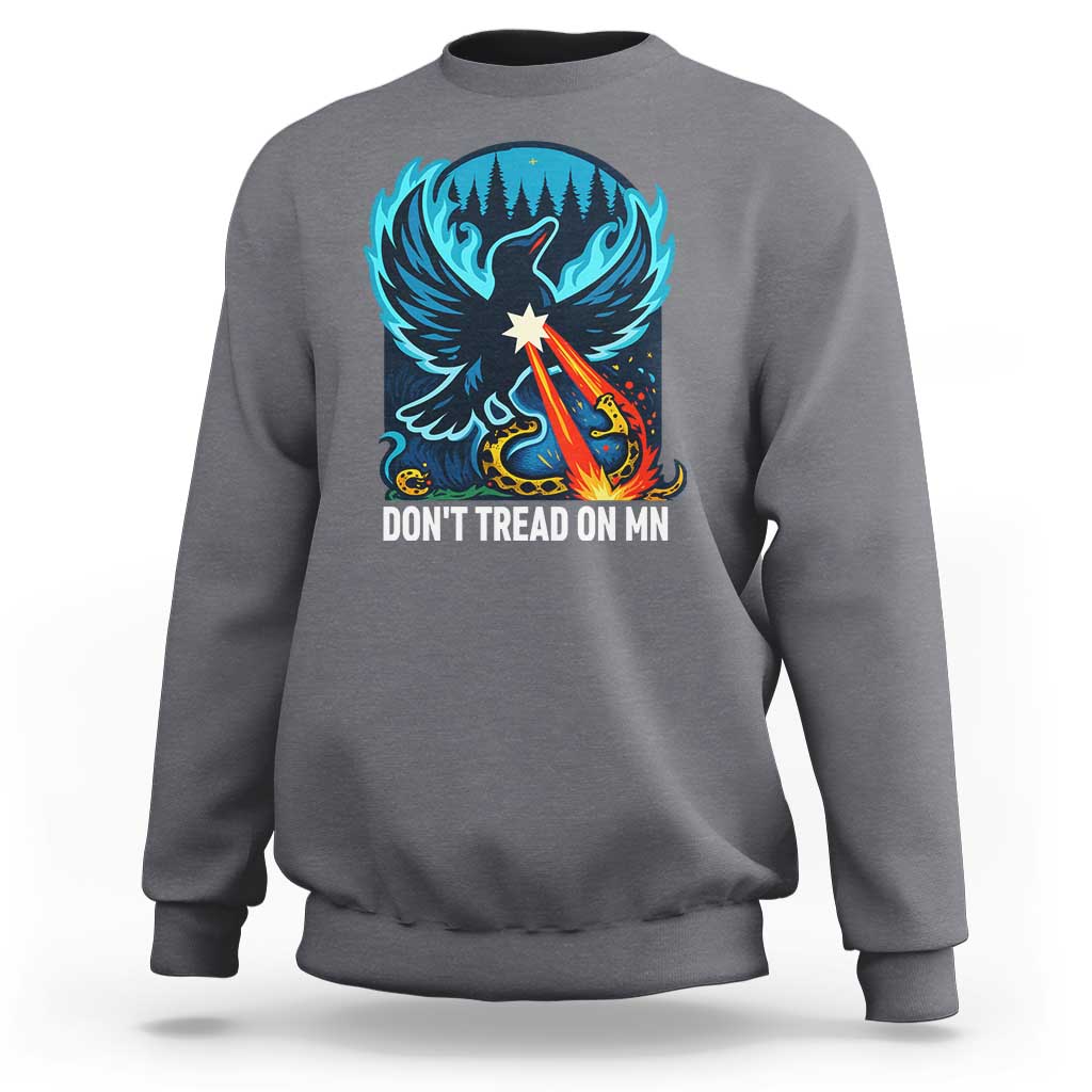 Don’t Tread on MN Minnesota Sweatshirt Rebel Loon Ice Out Resistance