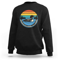 Minnesota Rebel Alliance Vintage Retro Sunset Loon Sweatshirt