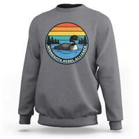 Minnesota Rebel Alliance Vintage Retro Sunset Loon Sweatshirt