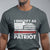 Patriotic T Shirt I Identify As An American Patriot American Flag - Wonder Print Shop