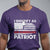 Patriotic T Shirt I Identify As An American Patriot American Flag - Wonder Print Shop