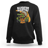 Native Alligator Alcatraz Sweatshirt Florida Gator Break The Chain - Wonder Print Shop