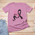 Breast Cancer Awareness T Shirt Her Fight Is My Fight Pink Ribbon Boxing Gloves - Wonder Print Shop