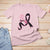 Breast Cancer Awareness T Shirt Her Fight Is My Fight Pink Ribbon Boxing Gloves - Wonder Print Shop