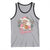 Retro Pink Santa Tank Top Tis The Season Feliz Navidad Latin America Mexican Christmas