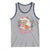 Retro Pink Santa Tank Top Tis The Season Feliz Navidad Latin America Mexican Christmas