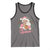 Retro Pink Santa Tank Top Tis The Season Feliz Navidad Latin America Mexican Christmas